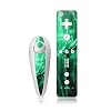 Ghost in the Game (Green) Design Nintendo Wii Nunchuk + Remote Controller Protector Skin Decal Sticker