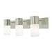 :USE Form One Lighting Triple Sconce, Polished Chrome