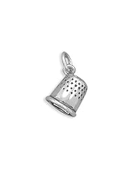 Thimble Charm, Sterling Silver