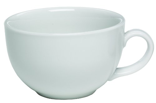 Rattleware Coffee House Collection 12 ounce cup, Set of 6, White