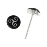 Tiny 4.5mm Sterling Silver Infinity Celtic Knot Stud Earrings
