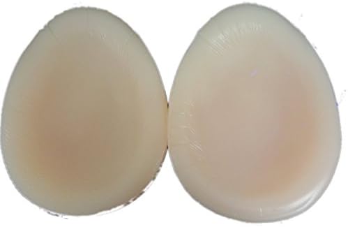 HEARTH CARE 800g/pair Silicone Breast Forms Mastectomy Size 7 34dd/36d/38c/40