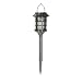Ethan Taylor Solar Power LED Lighted Yard Lights Pewter