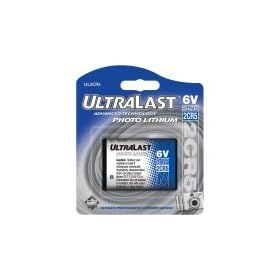 Ultralast 6V 2CR5 Photo Lithium Battery Retail Pack - Single