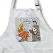 Editorial Cartoon about Paris Hilton in Prison - Full Length Apron With Pockets 22w X 30l