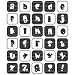 AUTUMN LEAVES Snick Alph-Full Sheet Clr Stamp