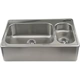 Whitehaus New England Front Apron Double Bowl Sink 33 x 22