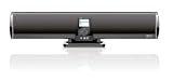 Elonex i32 Sound Bar - Digital Home Cinema Speaker System with Motorised iPod Dock & Radio Alarm Clock