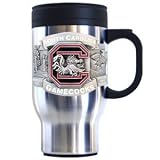 South Carolina Gamecocks Stainless Steel & Pewter Travel Mug