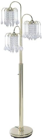 Unique Lattern Style Floor Lamp, 63" Height