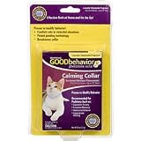 Sergeants SentryHC Good Behavior Adjustable Calming Pheromone Cat Collar- lavender chamomile scent fits necks up to 15"