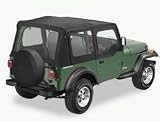 Replace A Top For Jeep ~ Wrangler ~ 1988-1996 Black Denim