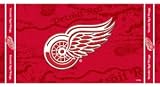 Detroit Red Wings Beach Towel Featuring Colorfast Team Graphics Fiber Reactive Printed