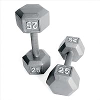 Grey Solid Hex Dumbbell Weight: 12 lbs