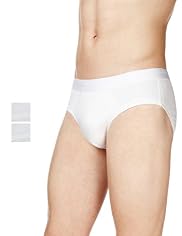 2 Pack Autograph Wide Waistband Stretch Slips with Modal
