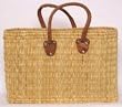 Moroccan Straw Summer Beach / Shopper / Tote Bag