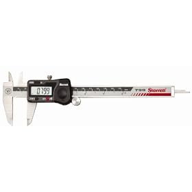 Starrett 799A-6 150 Electronic Caliper with Plastic Case, 0-to-6-Inch 0-to-150mm Range by Starrett