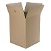 CareMail Recycled Shipping Boxes, Large Foldable Box, 16 x 16 x 15 Inches, Brown, 12 Pack (1143585)
