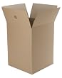 CareMail Recycled Shipping Boxes, Large Foldable Box, 16 x 16 x 15 Inches, Brown, 12 Pack (1143585)