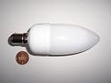 12 x SBC Energy saving candle shape light bulbs small bayonet cap. 11w B15 fitment.