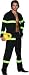 Fancy Dress Costume - Fever Male Costume - Fireman Costume - Medium