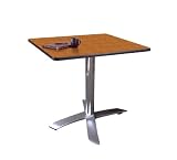 OFM FT36SQ-CHERRY 36 Inch Square Flip-Top Multi-Purpose Table-Cherry