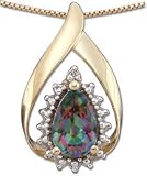 14k Mystic Topaz Pendant