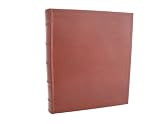 European Leather Photo Album with Archival, Acid Free Paper Holds 200 5x7" Photos