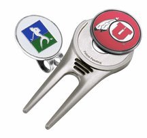 Utah Utes Divot Tool Hat Clip With Golf Ball Marker Of 2)
