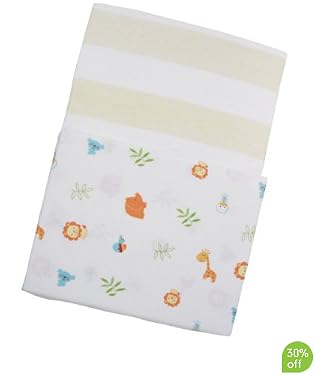 My Jungle Family Jersey Fitted Sheets - 2pk - Cot bed