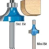 45Degree Chamfer with 1/8'' Shank Miniature Router Bits