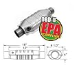 MagnaFlow 94036 Universal Catalytic Converter (Non CARB compliant)