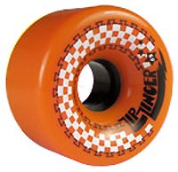 スケートボード ウィール KROOKED　Zip zinger -orange-