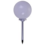 S-Luce 3378 Force LED Solar Gartenkugel 30 cm, wei