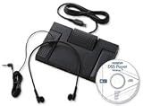Brand New. Olympus AS2400 Digital Transcription Kit RS-28 Footswitch E-102 Headset and DSS Software Ref N2275726