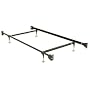 Adjustable Twin/Full Sturdy Metal Bed Frame w/ Gli&hellip Fashion Bed Group
