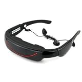 Portable Eyewear 72-Inch 16:9 Widescreen Multimedia Player Portable Video Glasses Virtual Theatre 4gb