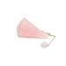 Rose Quartz Crystal Gemstone Pendulum, Metaphysical Dowsing Tool, with Usage Card and Pouch