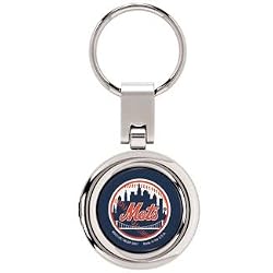 New York Mets Domed Metal Keychain