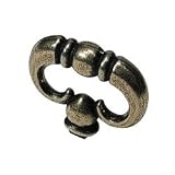 34 x 28mm Burnished Brass False Key