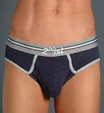 2xist Retro No-Show Brief Charcoal
