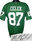 Brent Celek Signed Philadelphia Eagles Green Throwback Prostyle Jersey