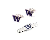 NCAA Washington Huskies Cufflinks and Tie Bar Gift Set