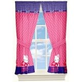 Hello Kitty Microfiber Star Kitty Drapes