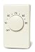 Lux Products LV2 Line Voltage Double Pole Heat Thermostat, Sterling White
