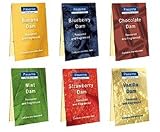 Pasante Healthcare MIXED FLAVOUR DAMS - 6 fun flavours for safe, hygienic oral sex