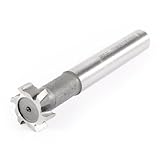 uxcell　Tスロットエンドミル　20mm掘削径　6mm切削深さ　HSS　ストレートシャンク　6枚刃