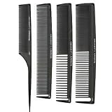 Cricket Stylist Carbon Comb 4 pack