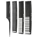 Cricket Stylist Carbon Comb 4 pack