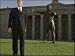 Jigsaw of SIR GEOFF HURST UNVEILS A STATUE OF TOFIC BEHRAMOV IN AZERBAIJAN from MirrorPrintStore